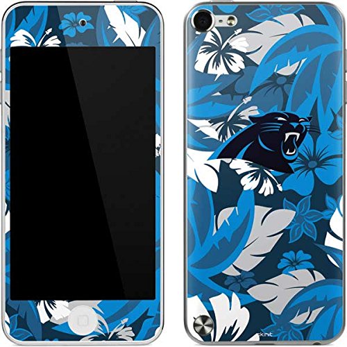 Skinit Decal MP3 Player Skin Compatible with iPod Touch (5th Gen&2012) - Officially Licensed NFL Carolina Panthers Tropical Print Design