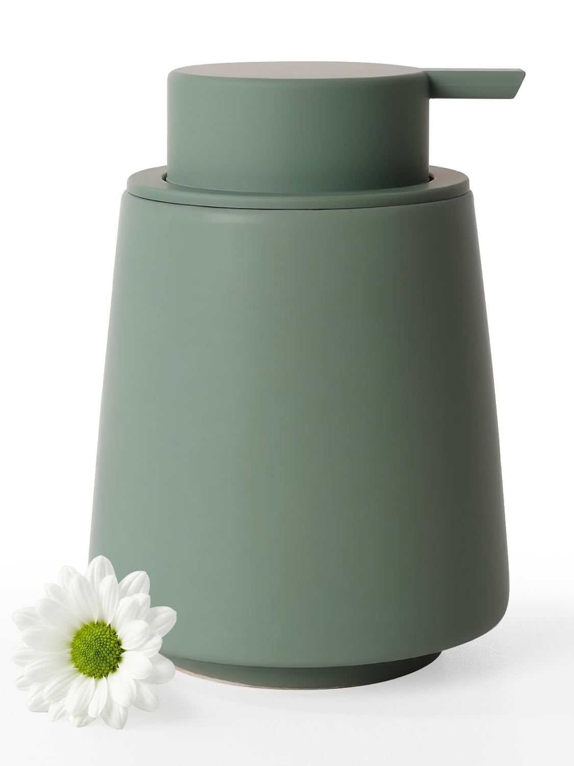 Matte Green Liquid Soap Dispenser 350ml