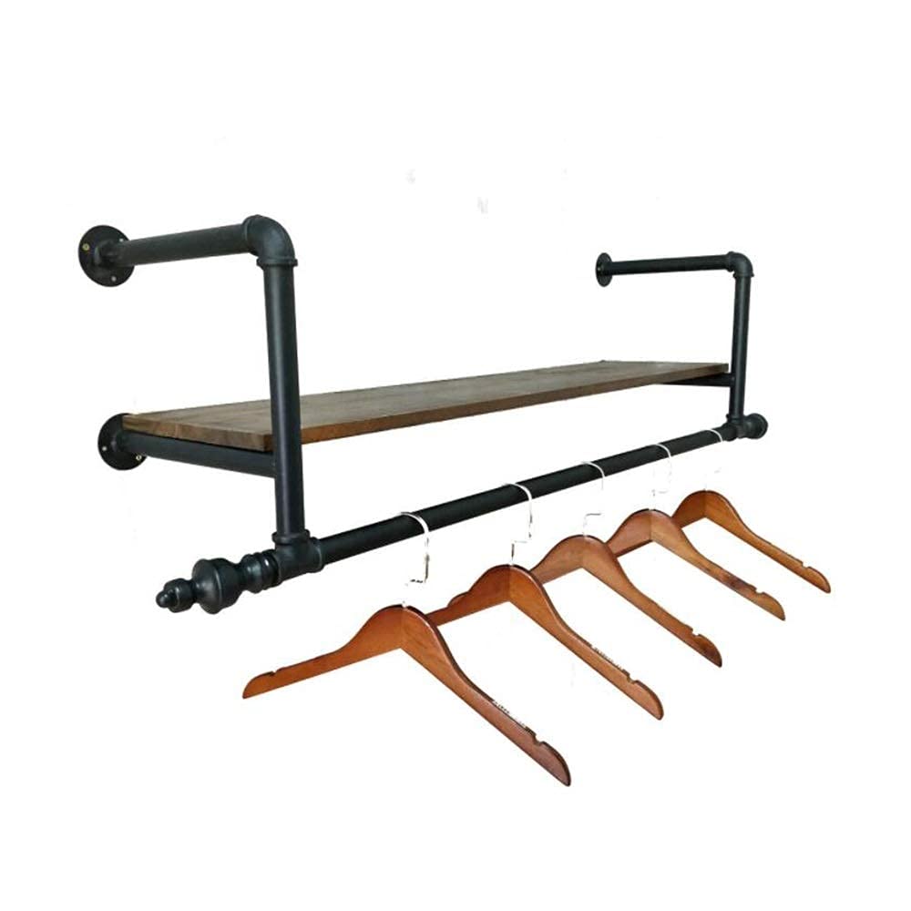 Porte-tringle à vêtements moderne pour entrée style loft industriel