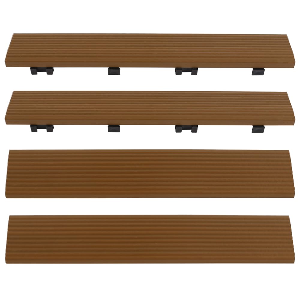Amazon.com: 1 in. x 1 ft. Quick Deck Composite Deck Tile Straight