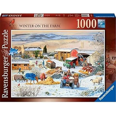 Ravensburger Winter on the Farm Puzzle Cover