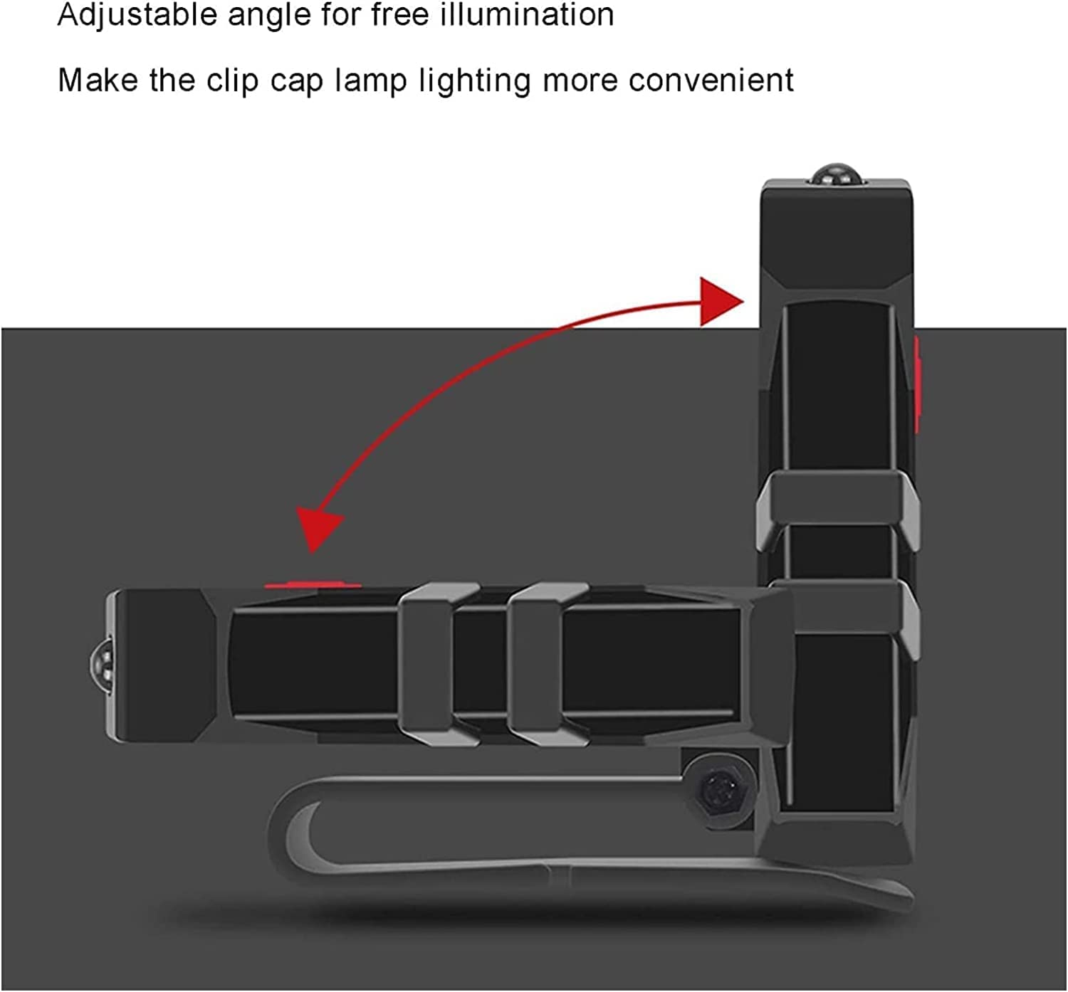 Latarka czołowa Latarka czołowa LED Mini LED z przypinaną czapką Latarka czołowa z inteligentnym czujnikiem Wodoodporna latarka czołowa z możliwością ładowania przez USB Latarka czołowa Kemp