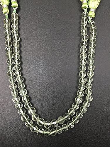 Améthyste verte 6mm de LKBEADS fil de 9 pouces pour création bijoux