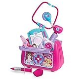 Sophia's Pretend Medical Kit, Complete Medical Kit Play Set with Stethoscope, Blood Pressure Cuff, Otoscope, Syringe, Thermometer, Bandage, Clipboard, Pencil, Chart, All Inside a Medical Bag