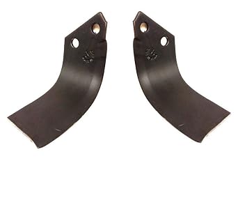 2 Tines for Land Pride RTA12 Series Tiller, 1 Each RH/LH, 820-329C / 820-330C