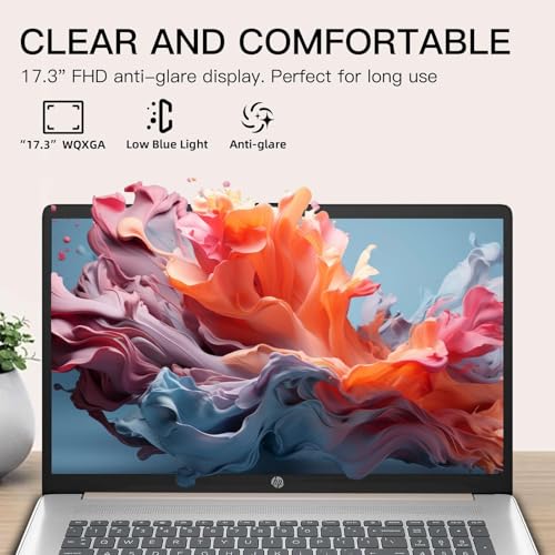 Image of HP 17 Laptop Computer for Business and Students, 17.3 inch HD+ Display, Intel 10-Core i5-1334U,Windows 11 Pro, Numeric Keypad,Rosegold (32GB RAM | 1TB SSD)