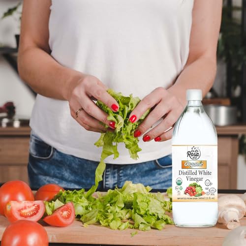image for De La Rosa 613 De La Rosa Organic Distilled White Vinegar, White Vineg