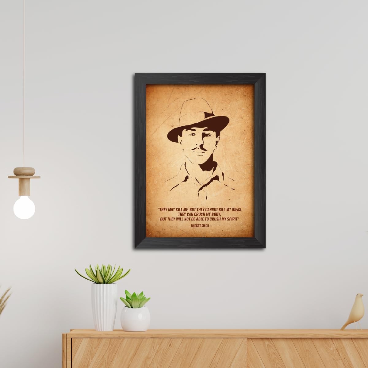 Bhagat Singh Poster - Inspirational Wall Art -4 Bhagat Singh Poster - Inspirational Wall Art -4