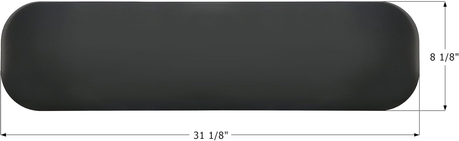 ICON 14679 Window, Stack, Airstream, 31 1/8 x 8 1/8", Dark Smoke
