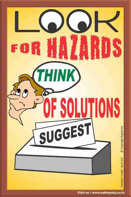 Motivational Wall Art for Safety – “Think Safety, Work Safely” – Industrial & Office Decor (Multicolor, 2x3 Feet, Eco Vinyl - Unframed)-image-31