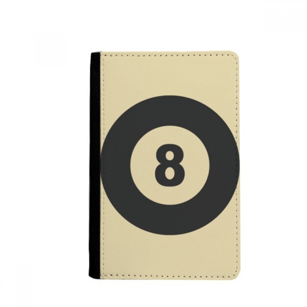 Billiards Sport Simple Geometry Pattern Passport Holder Notecase Burse Wallet Cover Card Purse