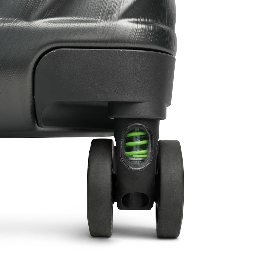 CarryOn Trunk – Zestaw 2 twardych walizek podróżnych M + L z poszerzeniem i zamkiem TSA (Niebieski, Duży)