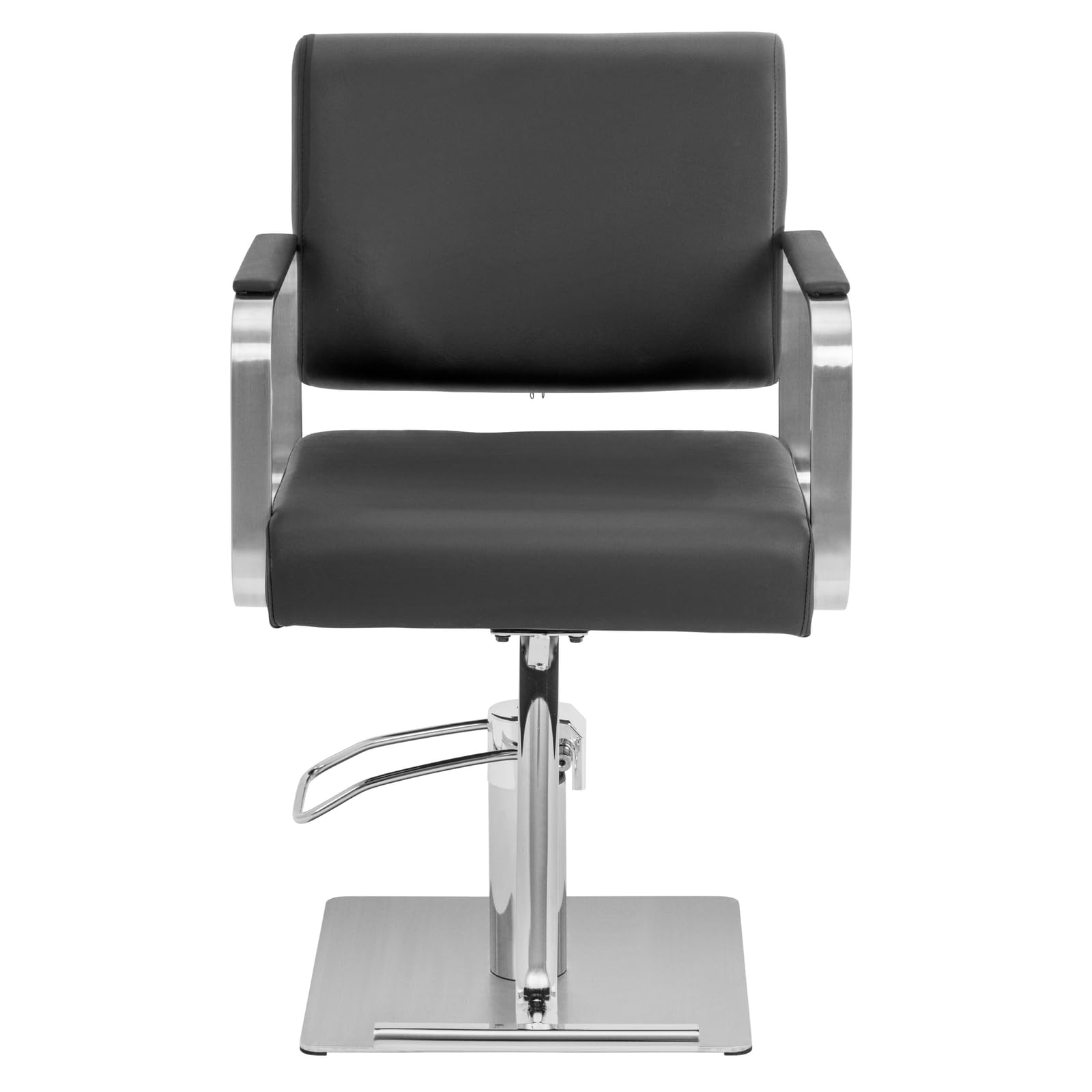 Physa Sillón de Peluquería con Reposapiés Altura de Asiento 50-66 cm 200 kg Negro y Pateado Sillón de barbería Silla de peluquería Silla de barbería de barbero