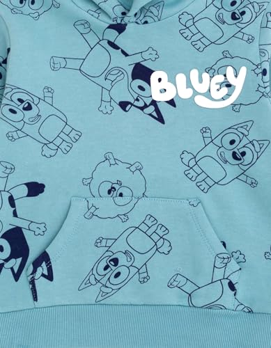 image for Bluey Bingo Pom Pom Toddler Boys Fleece Pullover Hoodie and Jogger Pan