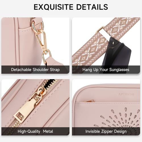 Image of APHISON Crossbody Bags for Women Trendy,Vegan Leather Small Crossbody Purses Shoulder Handbags with Adjustable Strap