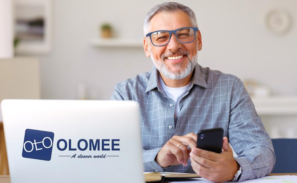 Large Reading Glasses Mens Oversized Wide Readers +1.50 Lightweight Square Magnifying Cheaters Glasses for Men W/Big Head 4 Pack - Image 7