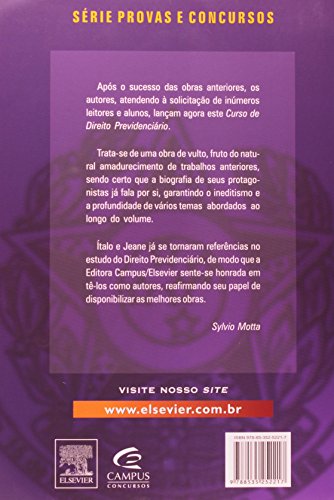 Curso De Direito Previdenciario - Série Provas E Concursos