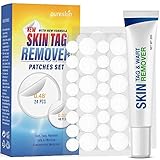 Pureskin Safe & Effective Formula Skin Tag Remover Patches Set, Skin Tag Removal Patches Set with...