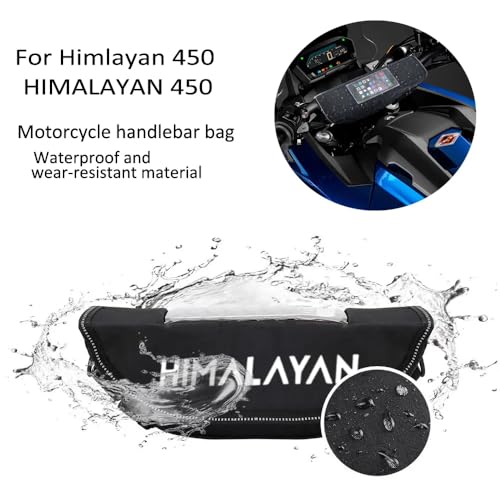 Bolsa impermeable para manillar de motocicleta Honda Himalayan 450, bolsa de almacenamiento de viaje miniatura 7