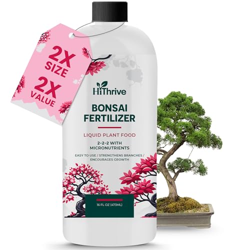 16oz Bonsai Tree Live Liquid Plant Food - Makes 32 Gallons of Bonsai Fertilizer Liquid, Premium...