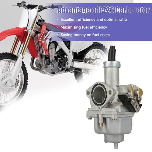 Image of PZ26 26mm Carburetor Dirt Bike Carb Kit Replacement for CG 125cc 150cc 250cc XR100 CRF100 Lifan Coolsort Buyang Sunl 4 Stroke Engine ATV Quad Pit Bike Go Kart Parts