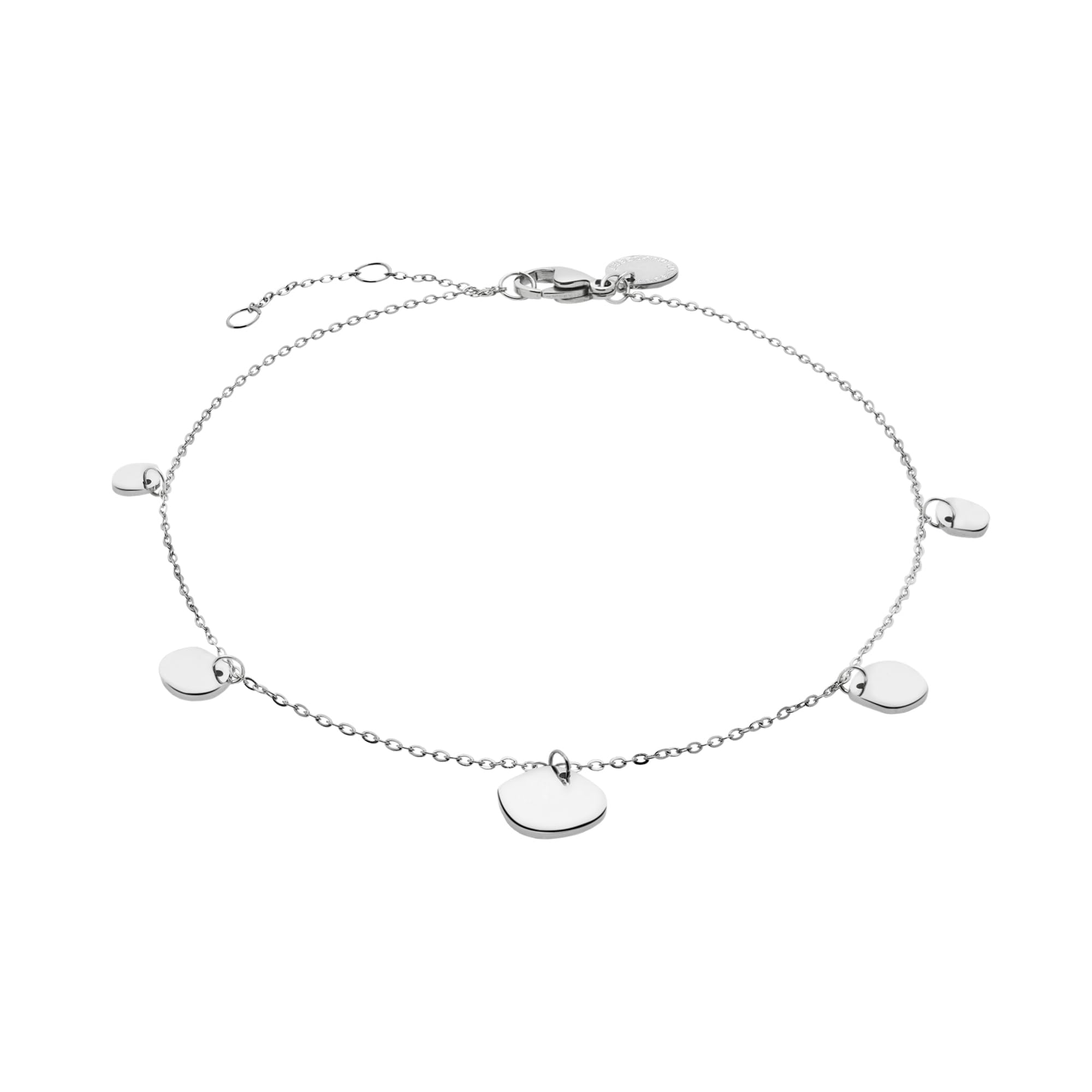 Liebeskind Berlin Anklet LJ-1661-A-27 Stainless Steel in Silver, 27 cm, Stainless Steel, No Gemstone