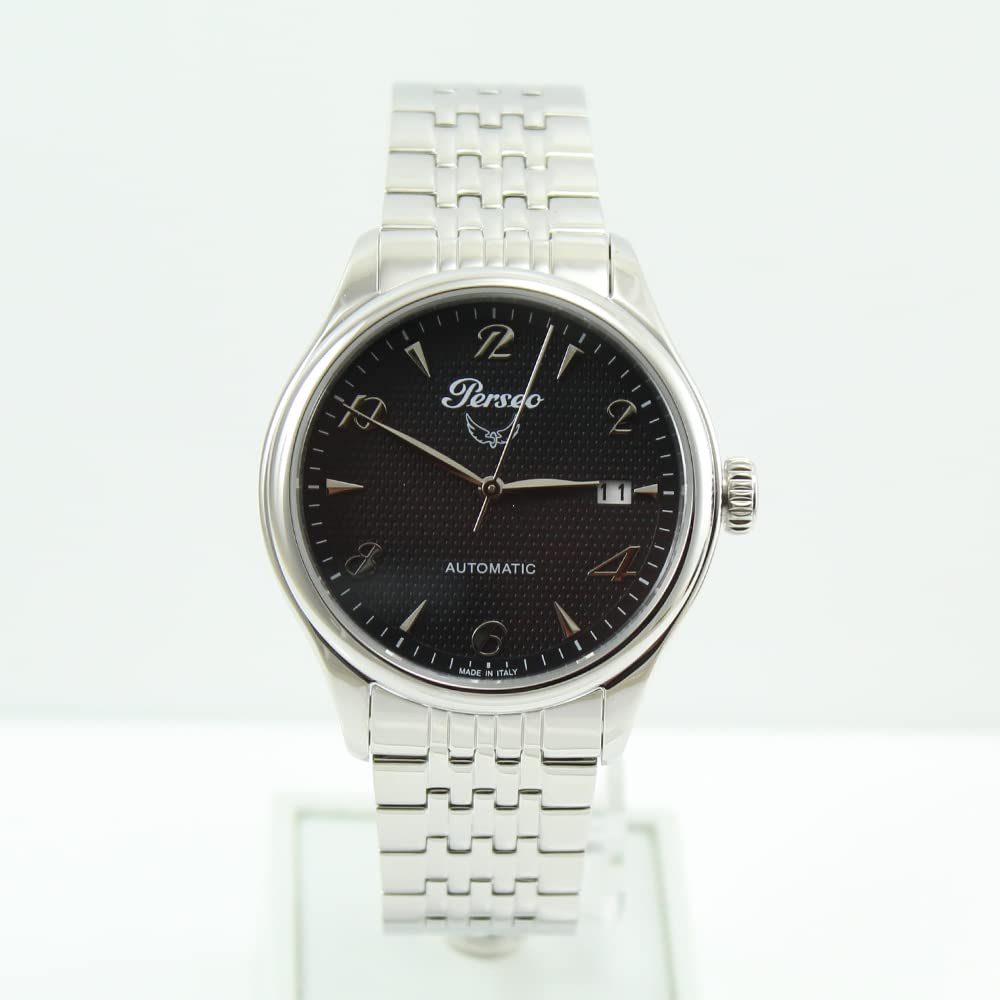 Perseo Orologio uomo Ruota Alata automatico in acciaio 39 mm