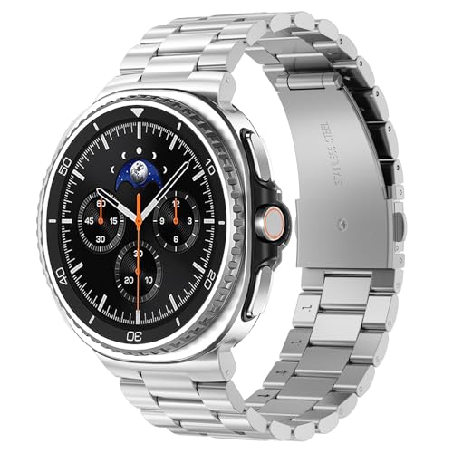 Bracelet Galaxy Watch 8 Classic 46mm en acier pour le bureau et le quotidien