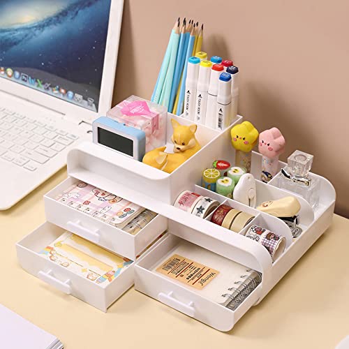 Twutgayw Make Up Organizers And Storage, Large Skin Care Organizer, Makeup Organizer For Vanity, Preppy Cosmetic Holder Organizer, Eyeshadow Makeup Palette Organizer For Vanity Bedroom Cabinet White #TOP5