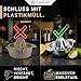 LINFELDT 450ML Zitronenpresse Edelstahl - Orangen & Limetten - Rostfrei & Spülmaschinenfest - fängt Kerne & Fruchtfleisch auf - 16,7B x 13,5H cm