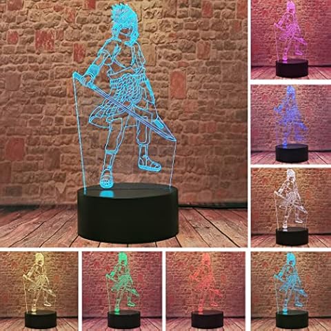 Lamchim Uchiha Sasuke Uzumaki Kakashi Legenden 3D LED Nachtlicht Tisch Schlaflampe Raum Büro Dekor Kind Jungen Kinder Spielzeug Teenager Freunde Fans Geburtstag Weihnachtsfeier Geschenke Cover