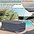 Stackable Chaise Lounge Covers for 2-3 Stackable Patio Lounge Chair, 600D Weather-Resistant Polyester Fabric, Outdoor Furniture Storage Cover for Stackable Lounge Chair - 80"L x 30"W x 20"H, Gray