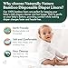Naturally Nature Disposable Cloth Diaper Liners, Unscented, Fragrance-Free, Chlorine Free Diaper Inserts - 400 Count - (4 Rolls, 100 Sheets per Roll)