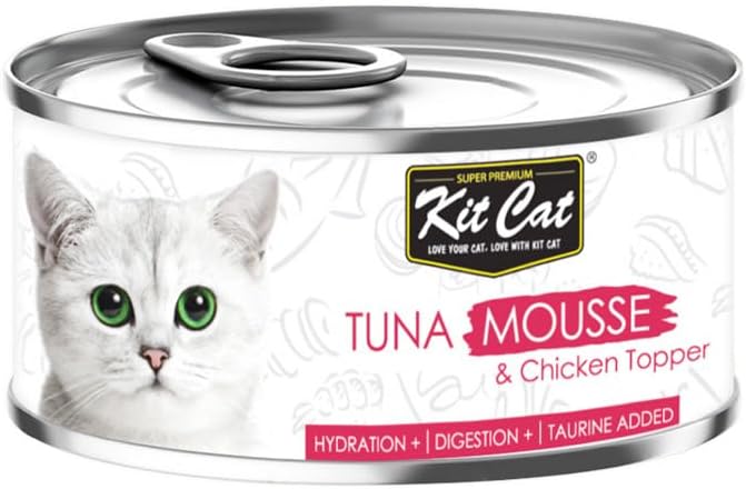 Tuna Mousse with Chicken Toppers Wet Cat Food - 80G