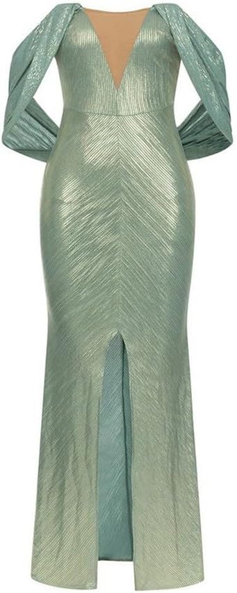 JSEIAJB Sexy Smocked Model Shawl Cap Silky Slimming Dresses for Women