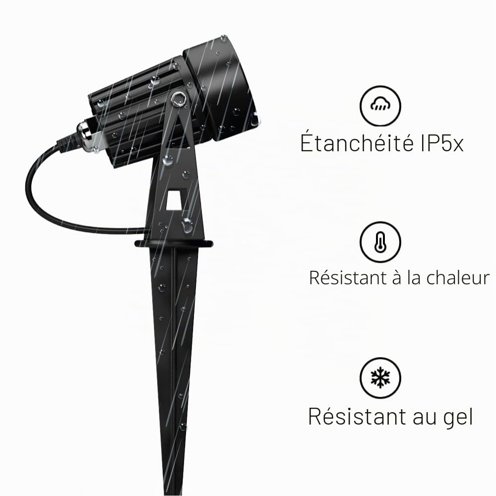SolarCentre® Atlas Lot de 2 spots solaires d'extérieur