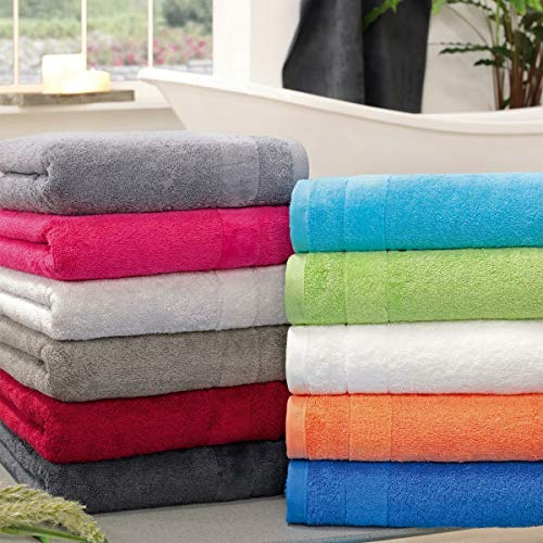 Ross Uni Walk-Frottier Handtücher Brilliant atlantikblau, Handtuch 50x100 cm