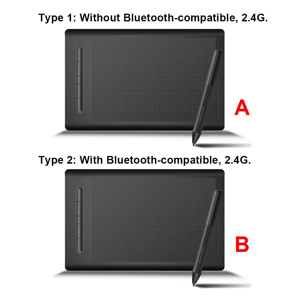 Vson Tavole da disegno professionali con tasti di scelta rapida Tappetino per pittura per artisti Tavolette grafiche elettroniche Forniture per PC desktop