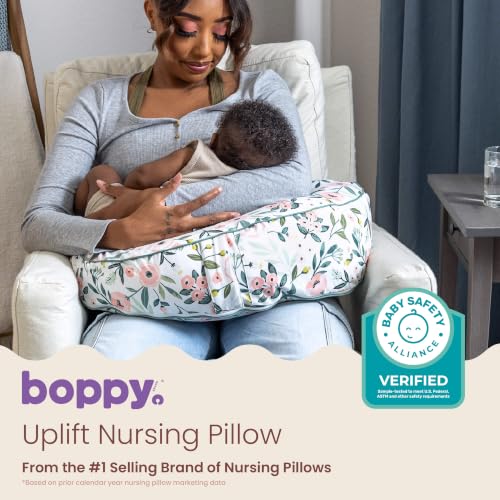 Image of Boppy Uplift Nursing Pillow, Inclined Feeding Support for Reflux Symptoms