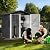 DWVO 6x4ft Metal Outdoor Storage Shed, Large Heavy Duty Tool Sheds with Lockable Doors & Air Vent for Backyard Patio Lawn to Store Bikes, Tools, Lawnmowers,Dark Gray