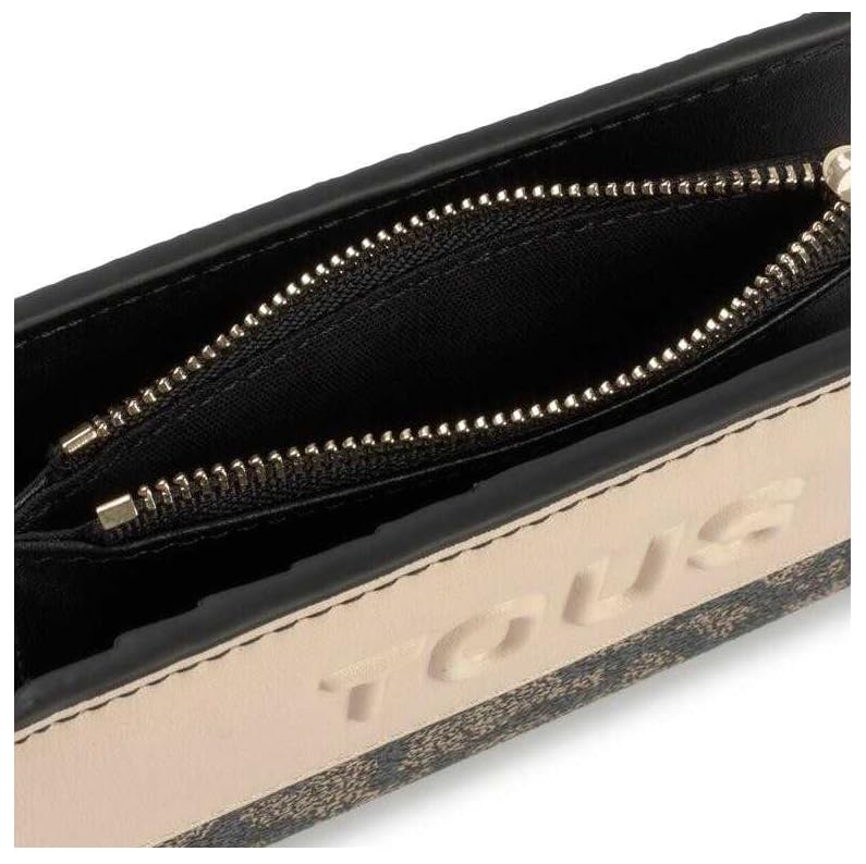 Tous Cartera Negra, para Mujer, Medidas 10 x 14,5 x 3 cm, Colección Kaos Icon