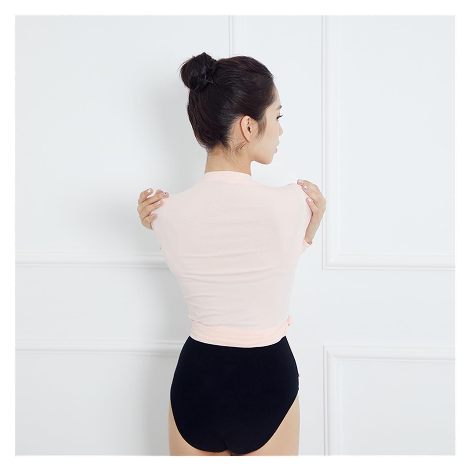 Scaldacuore Avvolgente Maniche Lunghe Per Danza Classica - Top In Cotone Per Bambine E Ragazze (Rosa Viola, Taglie Dalla Bambina Alla XXL Adulto)
