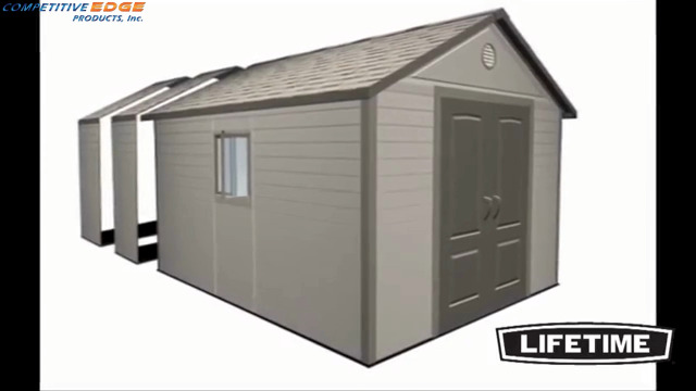 Amazon.com : Lifetime 60187 11 x 11'. Outdoor Storage Shed : Patio