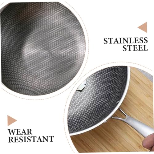 Wok con tapa antiadherente Unomor de acero inoxidable miniatura 5