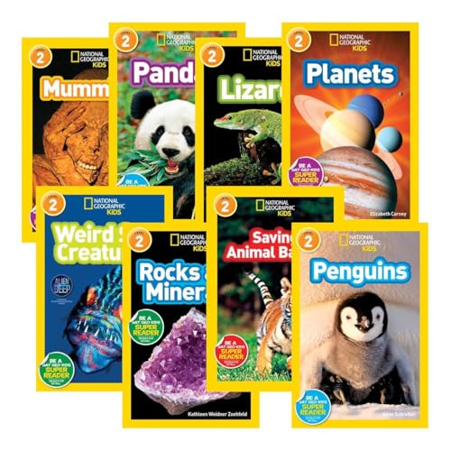Kaplan National Geographic Readers - Level 2 - Set of 8