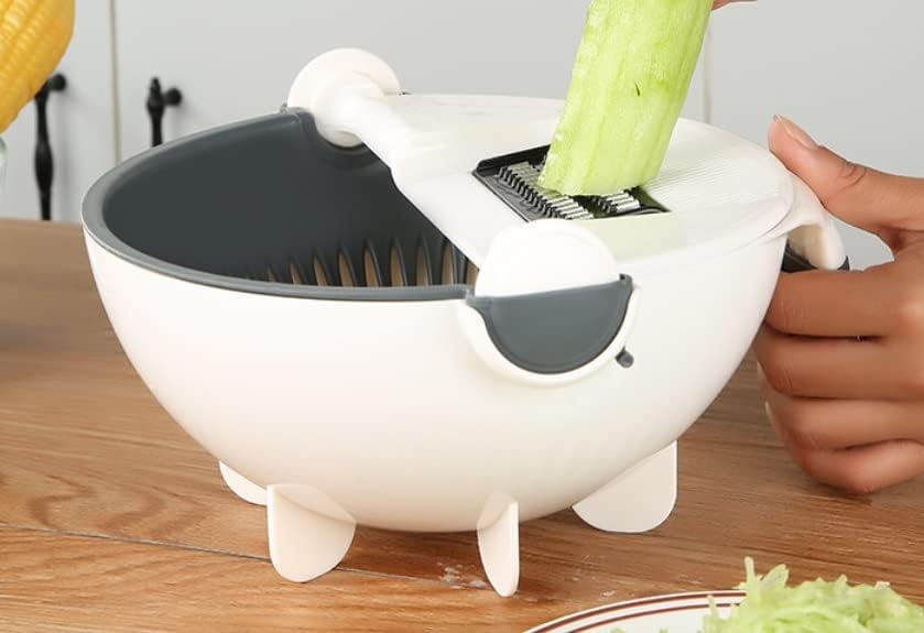 Miniatura 3 de ZoeNow Herramienta de cocina multifuncional para preparación de alimentos sin esfuerzo, rallador y rebanador