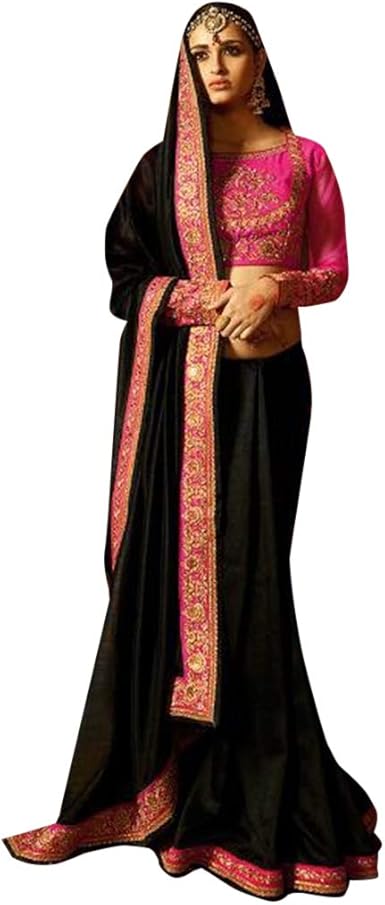 Plain saree with heavy blouse amazon Outlet