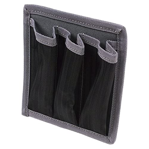 G.p.s. Universal Magazine Holder | Holds 3 Handgun Mags | Durable Tactical Hook & Loop Magazine Organizer For Range Shooting & Tactical Defense #TOP2