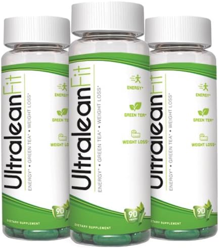Green Tea Fat Burner Pills for Weight Loss Fast UltraleanFit 90 Softgel-Caps with 100% Natural Green Tea Extract, CLA & GLA, Boost Metabolism, Burn Calories, Enhance Focus!