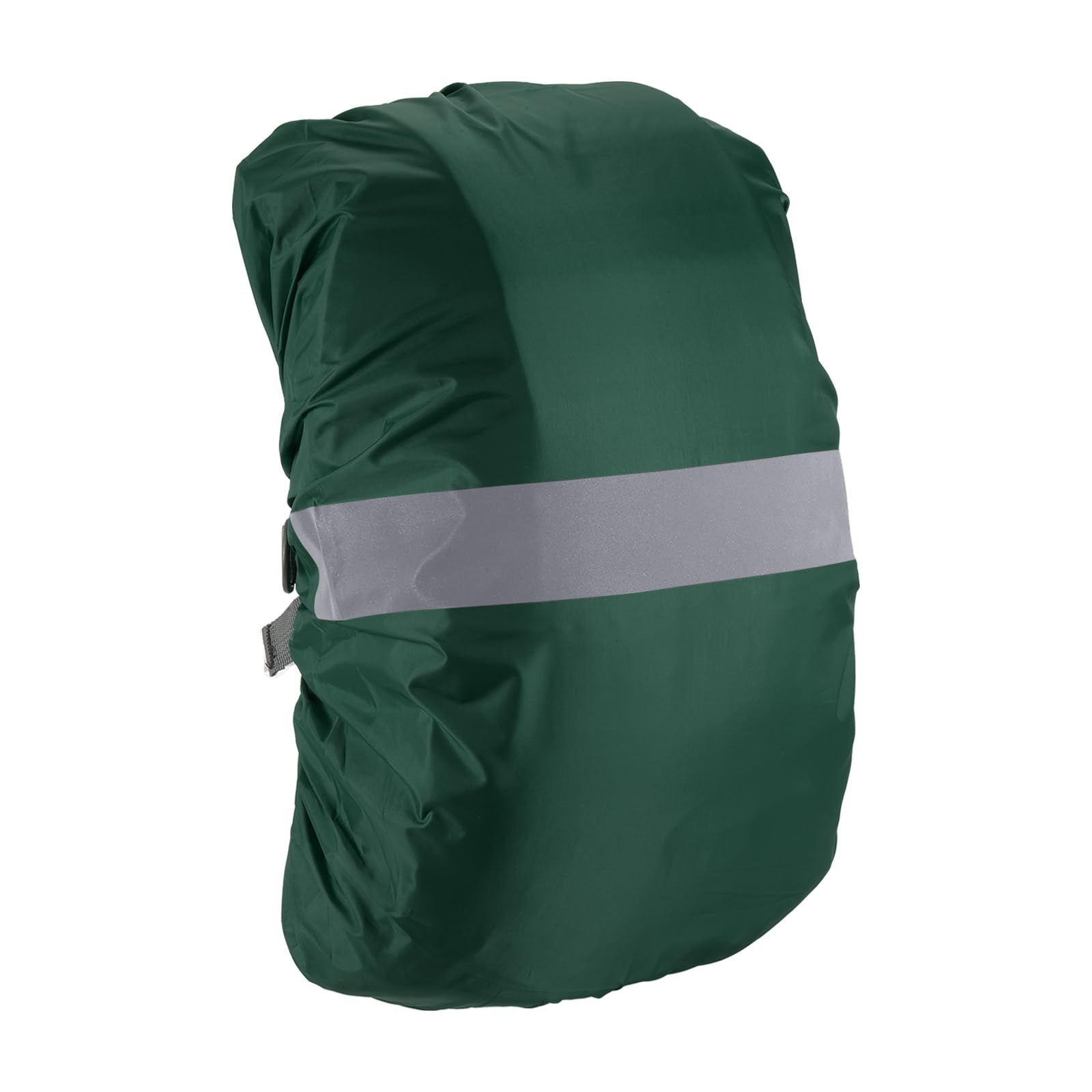 M METERXITY Backpack Rain Cover - Waterproof Lightweight Cover with Horizontal Reflective Strap, Apply to Hiking/Mountain Climbing (40-50L, M, Dark Green)